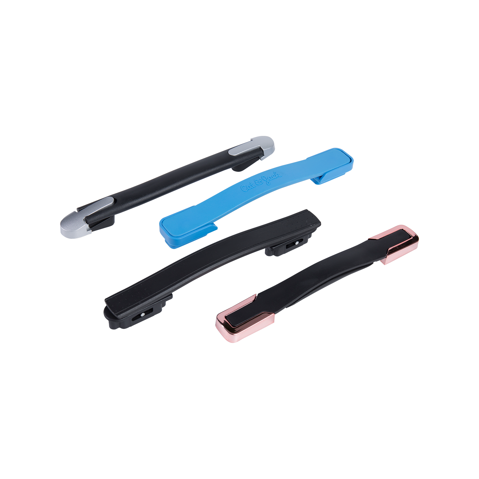 Mâner pentru bagaje cu bază din plastic și zinc