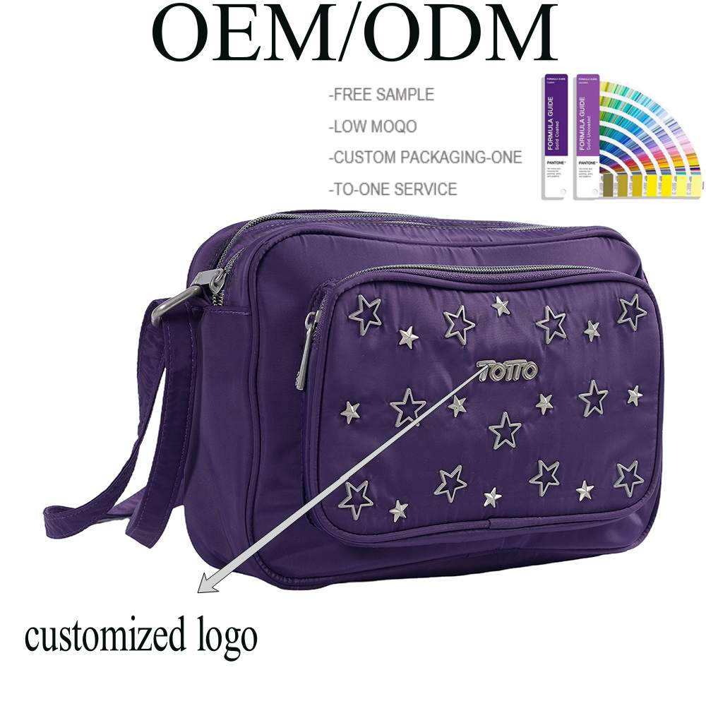 design personalizat din fabrică curea reglabilă geantă crossbody unsex formă pătrată accesorii metalice decor