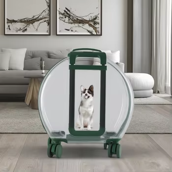 Cărucior PC Transport pentru animale de companie Bagaj Transparentă Geantă de exterior de înaltă calitate