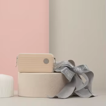 Carcasă pentru cosmetice ABS de 7 inchi, mini geantă de înfrumusețare portabilă în aer liber