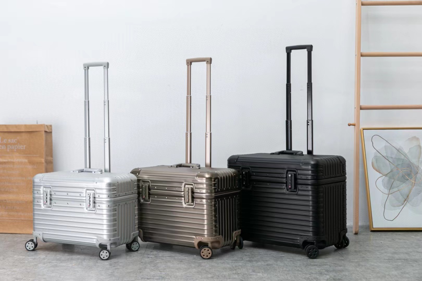 Ce tipuri de materiale sunt disponibile pentru a alege pentru valiză?